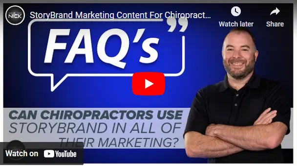 Can chiropractors use StoryBrand in all of their marketing?